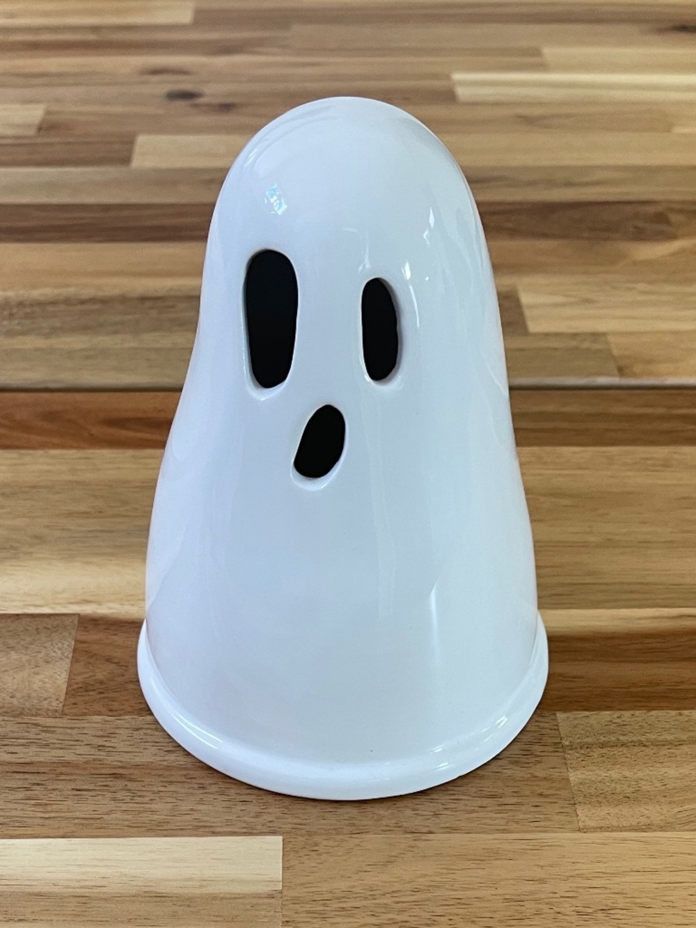 NWOT - Joann's - LED ceramic white ghost